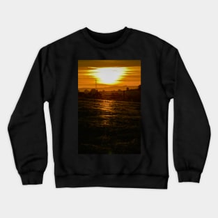 Spiderling gossamer sunset Crewneck Sweatshirt